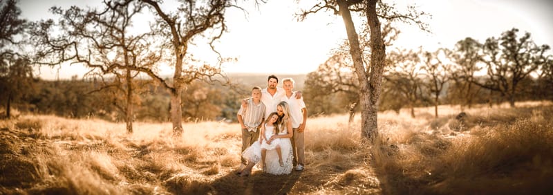 Sierra Nevada foothills panorama by Seth Rusackas.