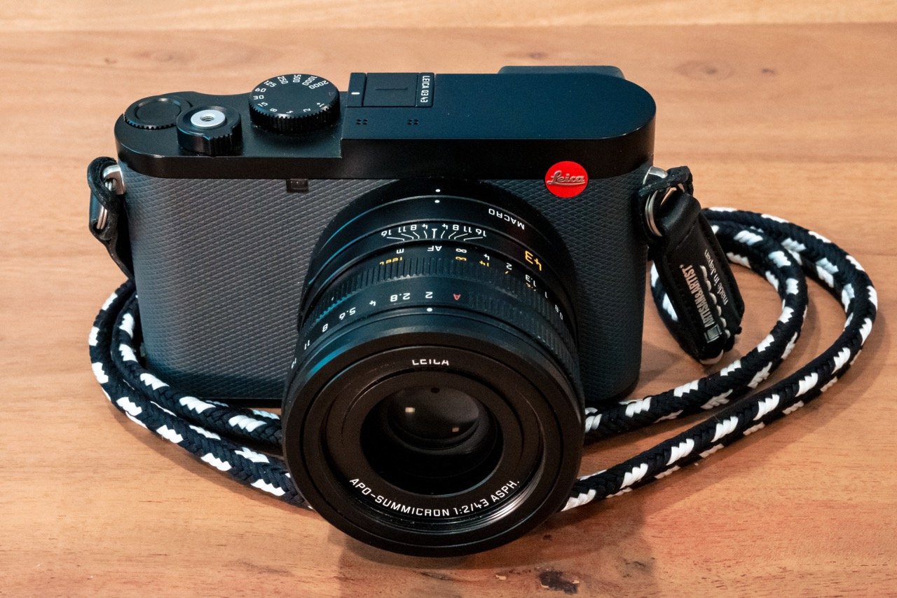 Sample frame — Leica Q3 43, out-of-camera JPEG with the Brass look.